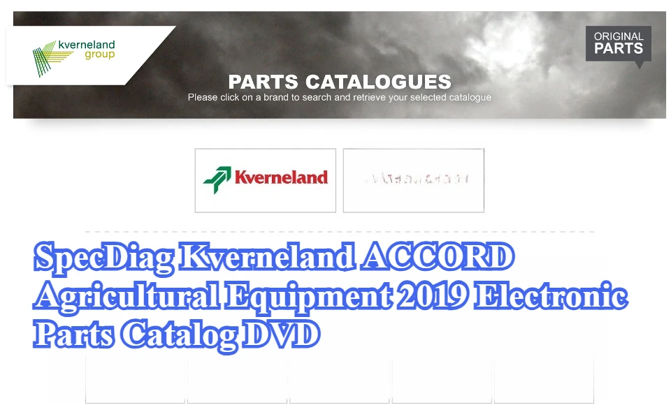 SpecDiag Kverneland ACCORD Сельскохозяйственное оборудование 2019, каталог электронных запчастей, DVD
SpecDiag Kverneland ACCORD Сельскохозяйственное оборудование 2019, каталог электронных запчастей, DVD