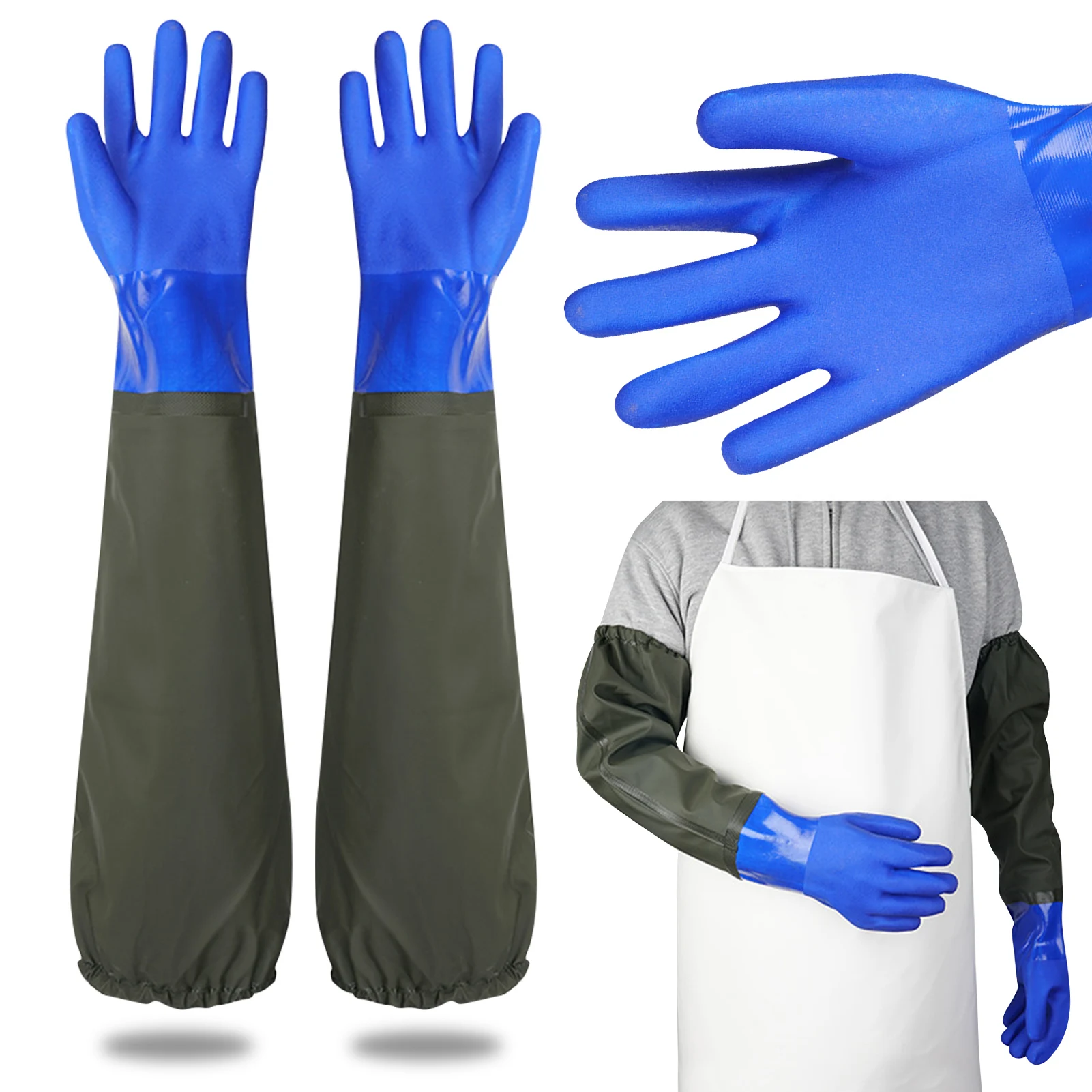 70cm Long Gloves Long Waterproof Drain Cleaning Gloves Rubber Reusable Heavy Duty Long Rubber Gloves Chemical Resistant Gloves
70cm Long Gloves Long Waterproof Drain Cleaning Gloves Rubber Reusable Heavy Duty Long Rubber Gloves Chemical Resistant Gloves