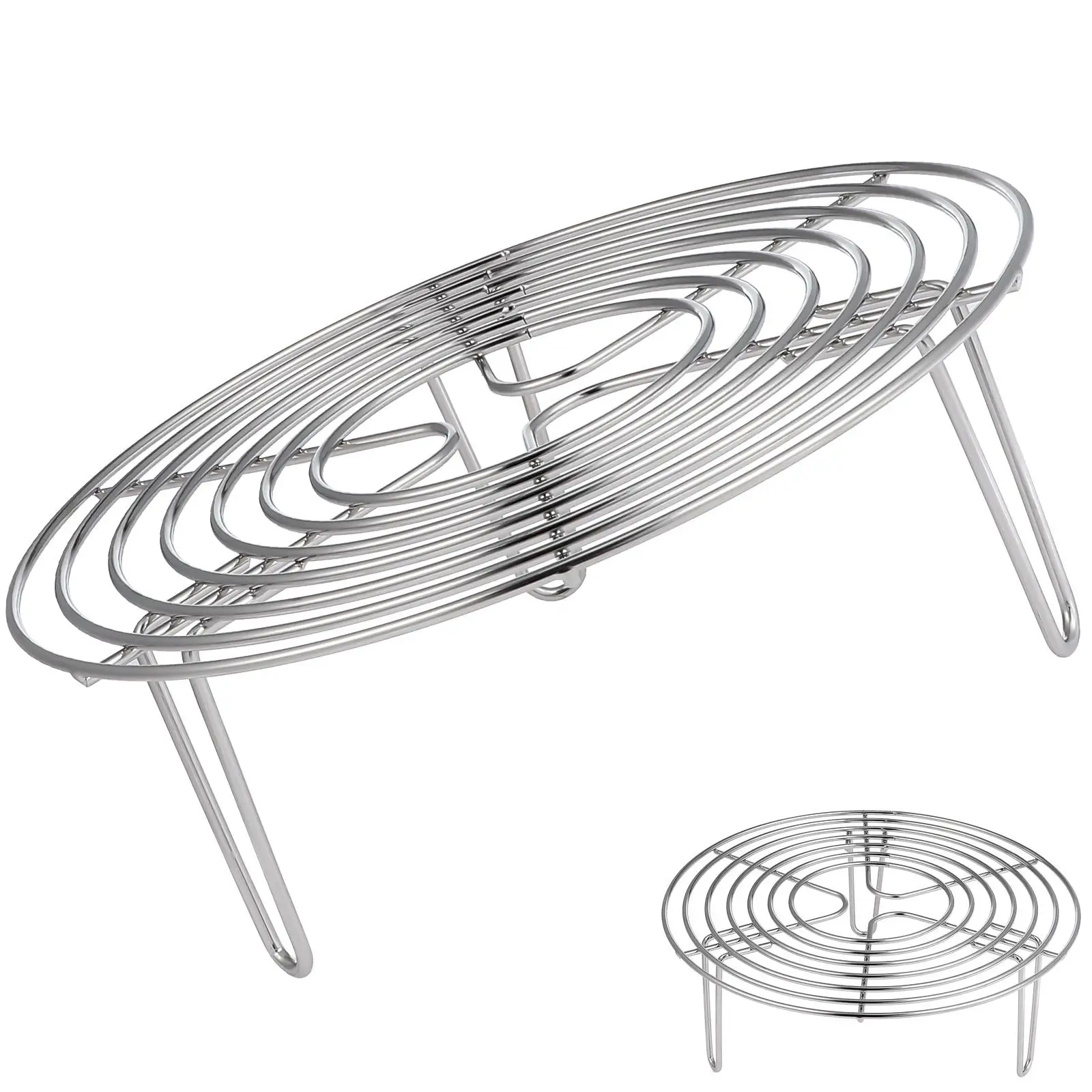Stainless Steel 20x7cm Wire Rack High Foot Egg Cooking Baking Cooling Air Fryer Cooling Rack St Wire Kitchen Air Fryer Pan Tool
Stainless Steel 20x7cm Wire Rack High Foot Egg Cooking Baking Cooling Air Fryer Cooling Rack St Wire Kitchen Air Fryer Pan Tool
