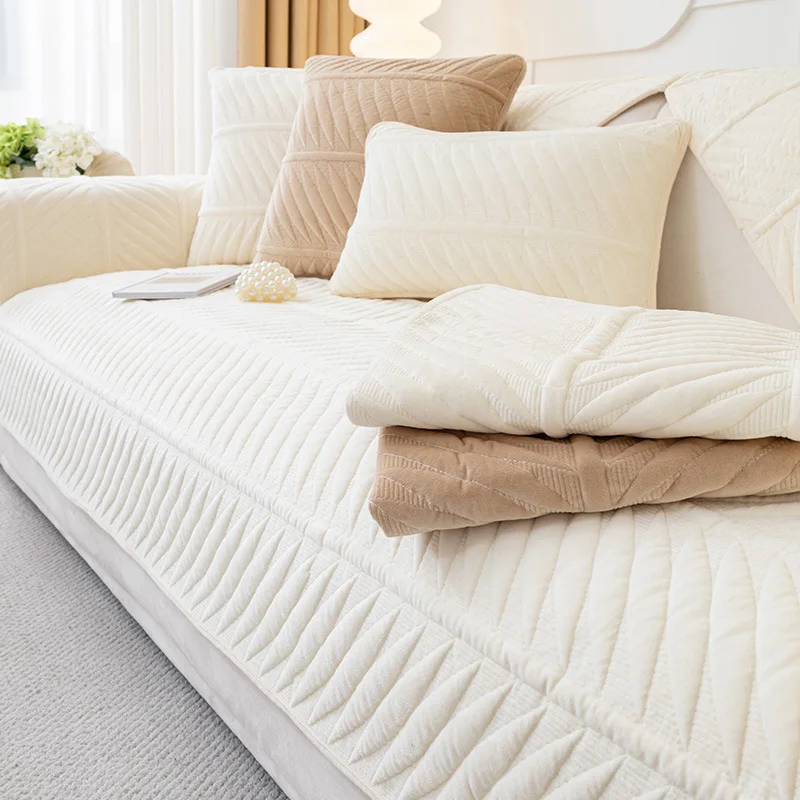 French Cream Style Plush Anti Slip Seat Cushion Winter Thickened Warm Sofa Cover Cloth
French Cream Style Plush Anti Slip Seat Cushion Winter Thickened Warm Sofa Cover Cloth