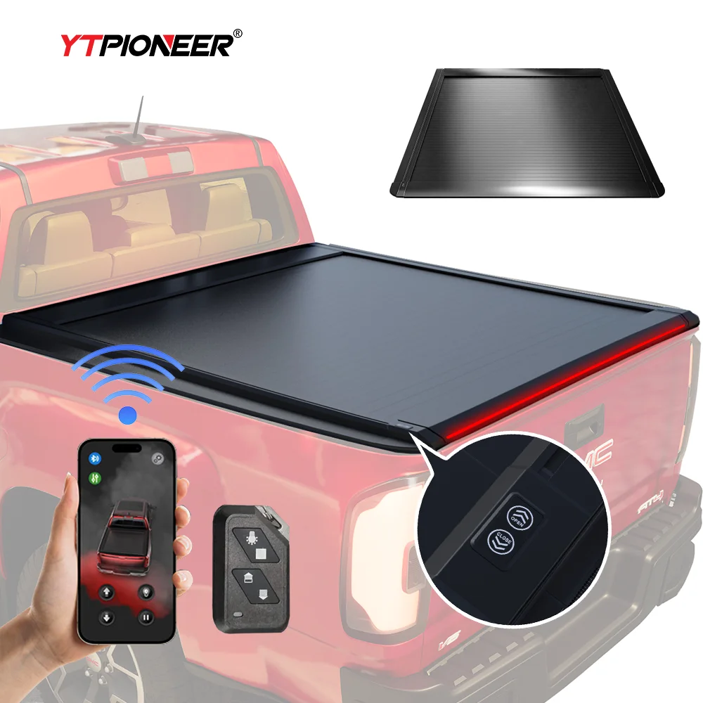 2021 2023 Sierra 1500 Sierra Truck Aluminum Electric Body Bed Cover Tonneau Cover for Pickup Truck for GMC Sierra
2021 2023 Sierra 1500 Sierra Truck Aluminum Electric Body Bed Cover Tonneau Cover for Pickup Truck for GMC Sierra