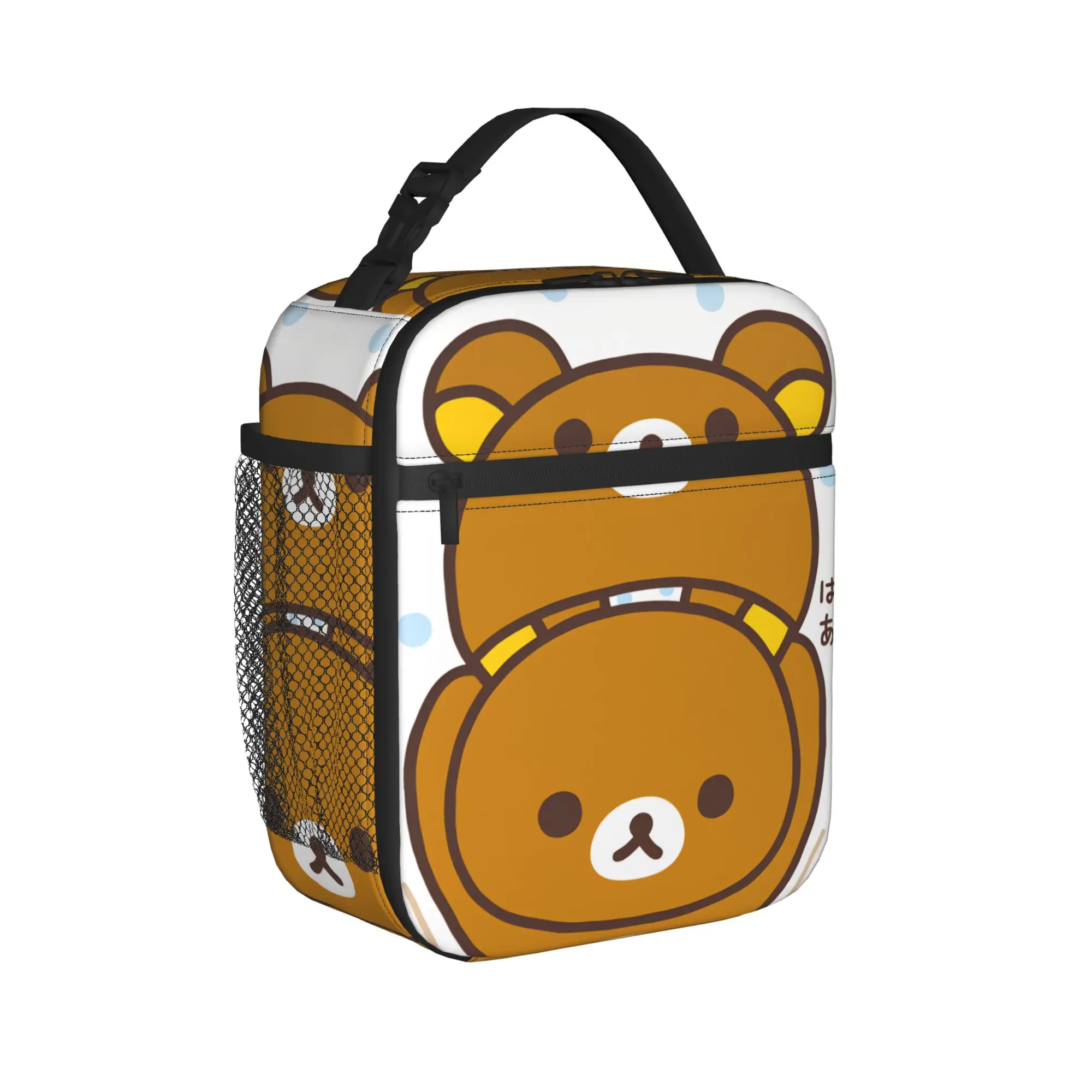 Rilakkuma Relax Bear Lunch Bag Convenient Lunch Box Women Office Graphic Cooler Bag Fashion Waterproof Thermal Tote Handbags
Rilakkuma Relax Bear Lunch Bag Convenient Lunch Box Women Office Graphic Cooler Bag Fashion Waterproof Thermal Tote Handbags