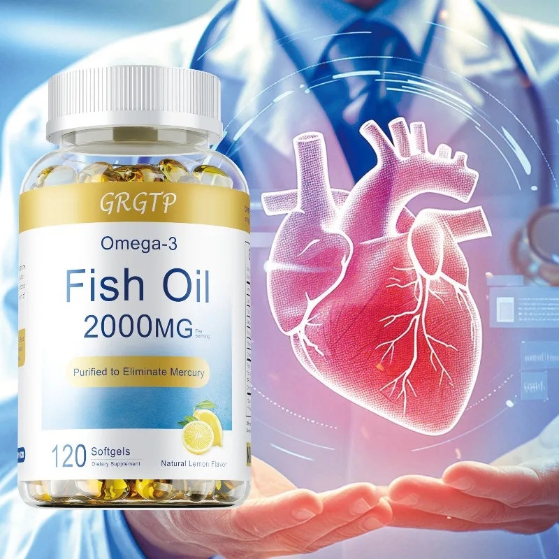 Omega 3 Fish Oil - EPA+DHA, Supports Cellular Energy, Promotes Eye,Brain and Nervous System Health,Improved Attention and Memory
Omega 3 Fish Oil - EPA+DHA, Supports Cellular Energy, Promotes Eye,Brain and Nervous System Health,Improved Attention and Memory