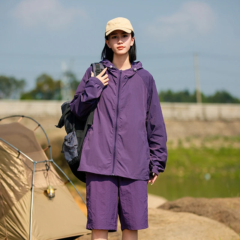 Couple Outdoor Sunscreen Skin Clothes Summer Fashionable Windproof Breathable Trendy Versatile Long Sleeve Sunscreen Set
Couple Outdoor Sunscreen Skin Clothes Summer Fashionable Windproof Breathable Trendy Versatile Long Sleeve Sunscreen Set