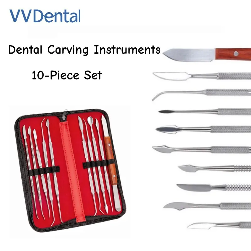 VV Dental 10Pcs Plaster Spatula Mixing Knife Composite Resin Filling Tools Ends Stainless Steel Dentistry Instrument Tools
VV Dental 10Pcs Plaster Spatula Mixing Knife Composite Resin Filling Tools Ends Stainless Steel Dentistry Instrument Tools