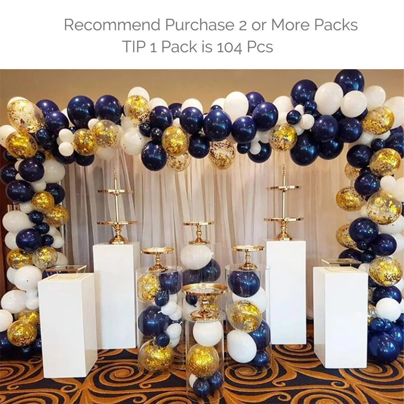 Blue Gold Engagement Decors Supplies Bridal Shower Anniversarry Decorations Set Birthday Background Wedding Balloons Arch Kit
Blue Gold Engagement Decors Supplies Bridal Shower Anniversarry Decorations Set Birthday Background Wedding Balloons Arch Kit
