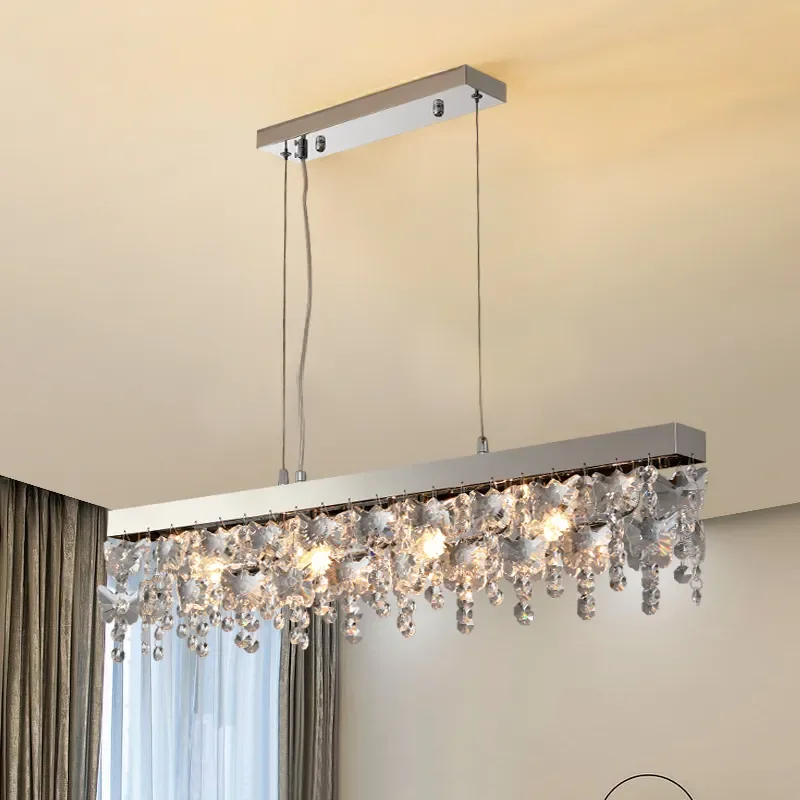 Led Silver/Gold Chandelier For Living Dining Room Luxury Roud/Rectangle Hanging Lamp Modern Butterfly Crystal Decor Lighting
Led Silver/Gold Chandelier For Living Dining Room Luxury Roud/Rectangle Hanging Lamp Modern Butterfly Crystal Decor Lighting