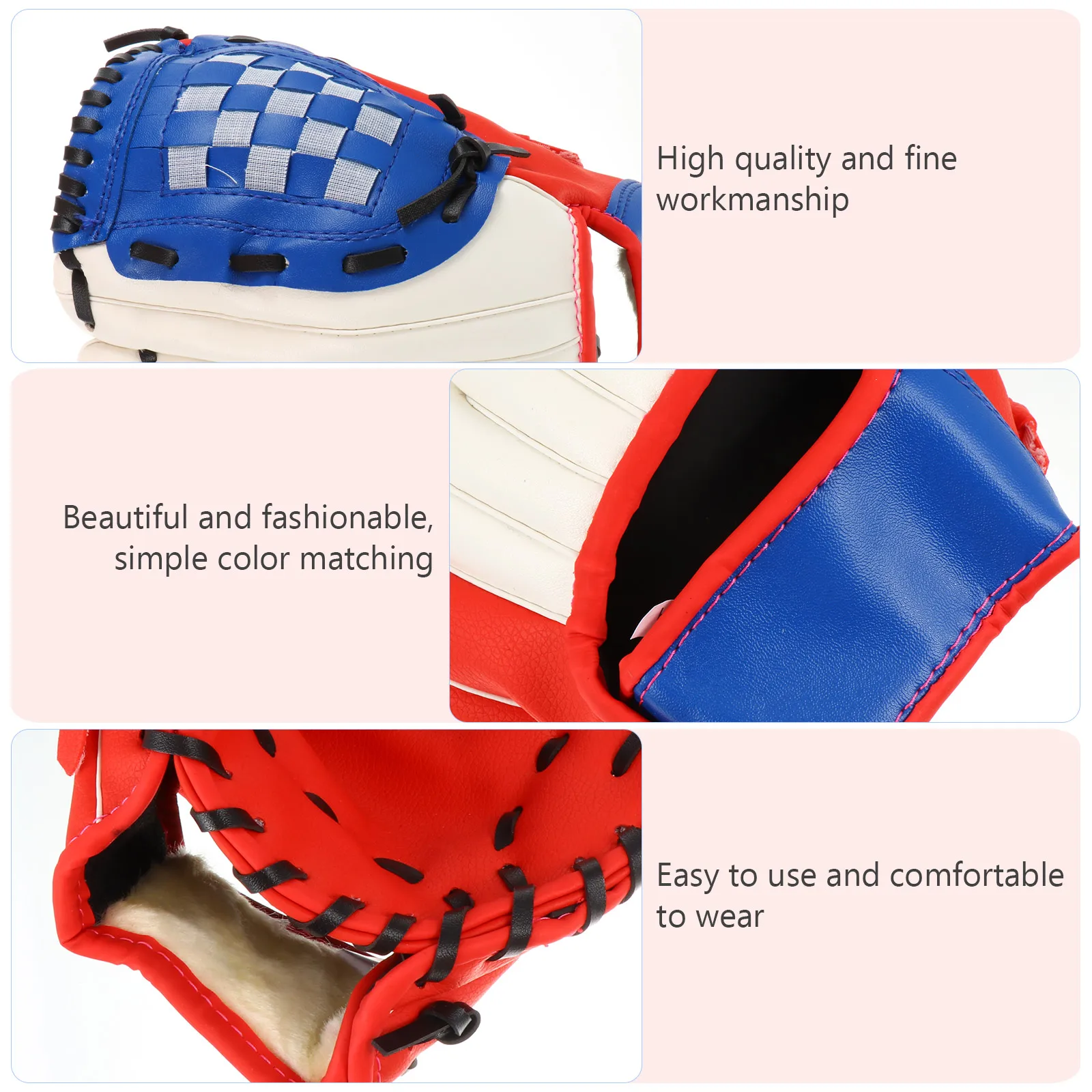 Baseball Glove Fielding Gloves PU Softball Infielder Outfield Sports Batting Pitcher Training Glove H Protection
Baseball Glove Fielding Gloves PU Softball Infielder Outfield Sports Batting Pitcher Training Glove H Protection