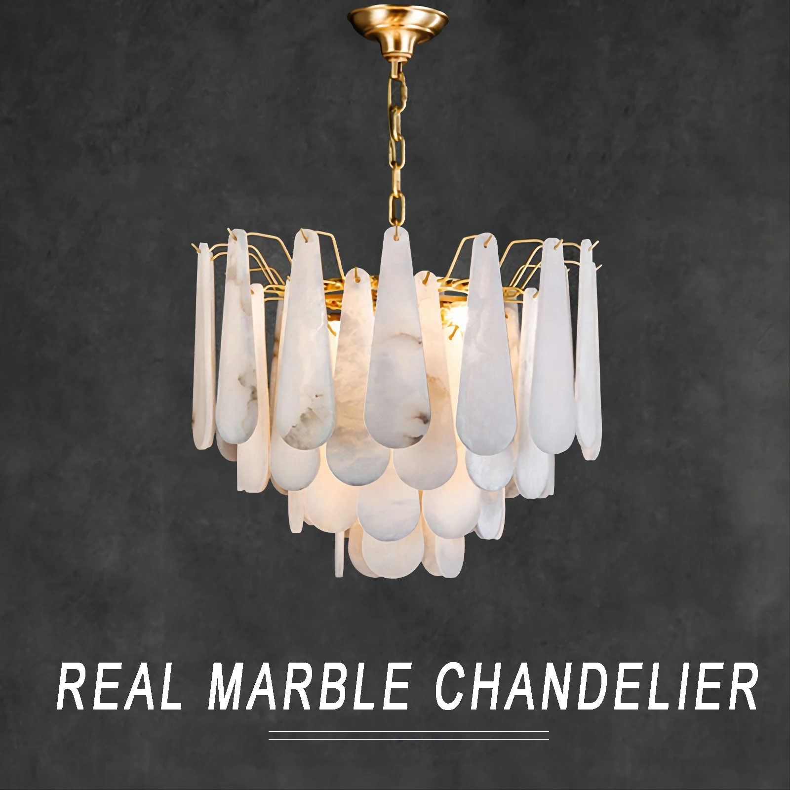 Postmodern Luxury Natural Marble Brass Ceiling Chandeliers Home Decoration Designer Big Hanging Lamps for Villa Dining Room
Postmodern Luxury Natural Marble Brass Ceiling Chandeliers Home Decoration Designer Big Hanging Lamps for Villa Dining Room