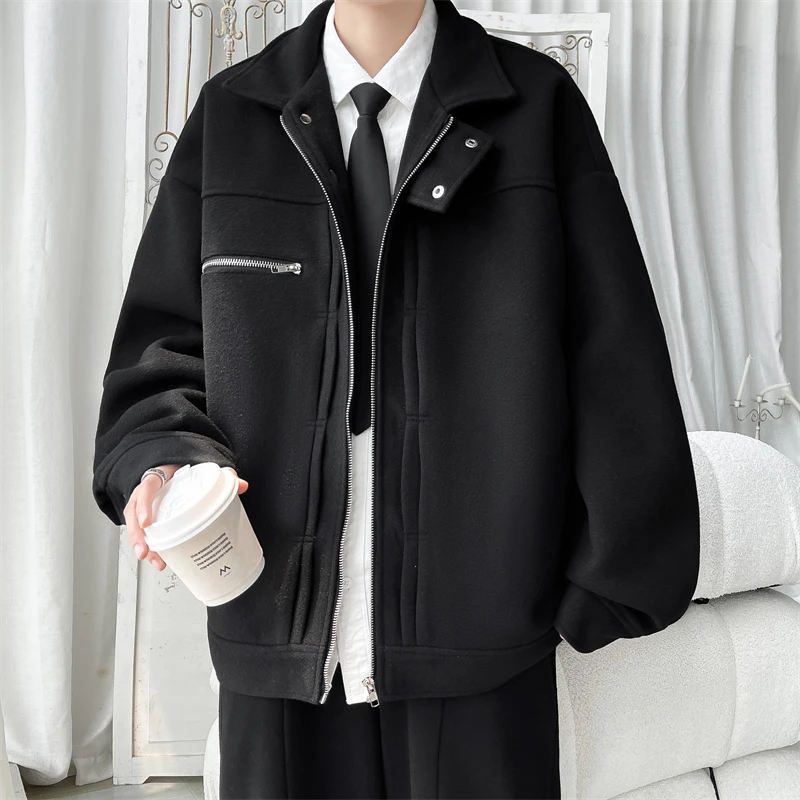 Mens Overcoat High Quality New Coats Black Coat for Man Winter Jackets for Men Woolen Elegant Wool and Mix Men's Clothing
Mens Overcoat High Quality New Coats Black Coat for Man Winter Jackets for Men Woolen Elegant Wool and Mix Men's Clothing