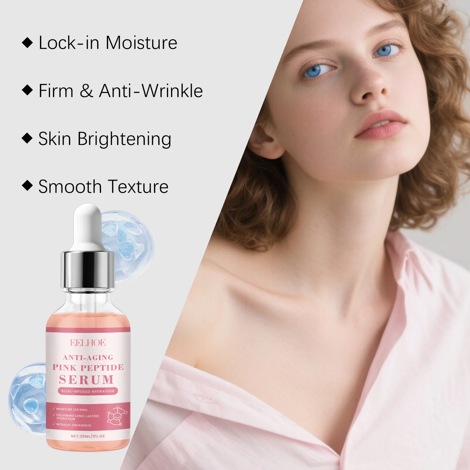 EELHOE Hyaluronic Acid Face Essence 30ml Multifunctional Daily Hydrating Moisturizing Essence for All Skin Types Brightening
EELHOE Hyaluronic Acid Face Essence 30ml Multifunctional Daily Hydrating Moisturizing Essence for All Skin Types Brightening