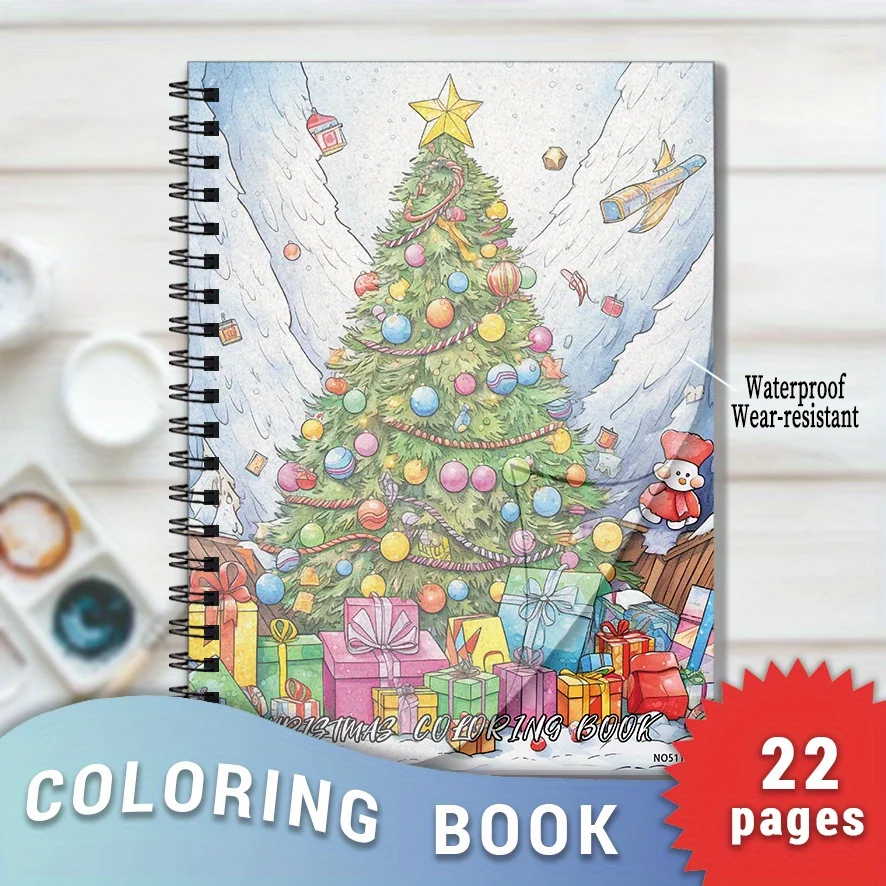 Adult Christmas Tree Coloring Book 8.3x11.2 Inches 22 Pages Festive Tree & Gifts Designs for Relaxation Ideal Gift for Christmas
Adult Christmas Tree Coloring Book 8.3x11.2 Inches 22 Pages Festive Tree & Gifts Designs for Relaxation Ideal Gift for Christmas