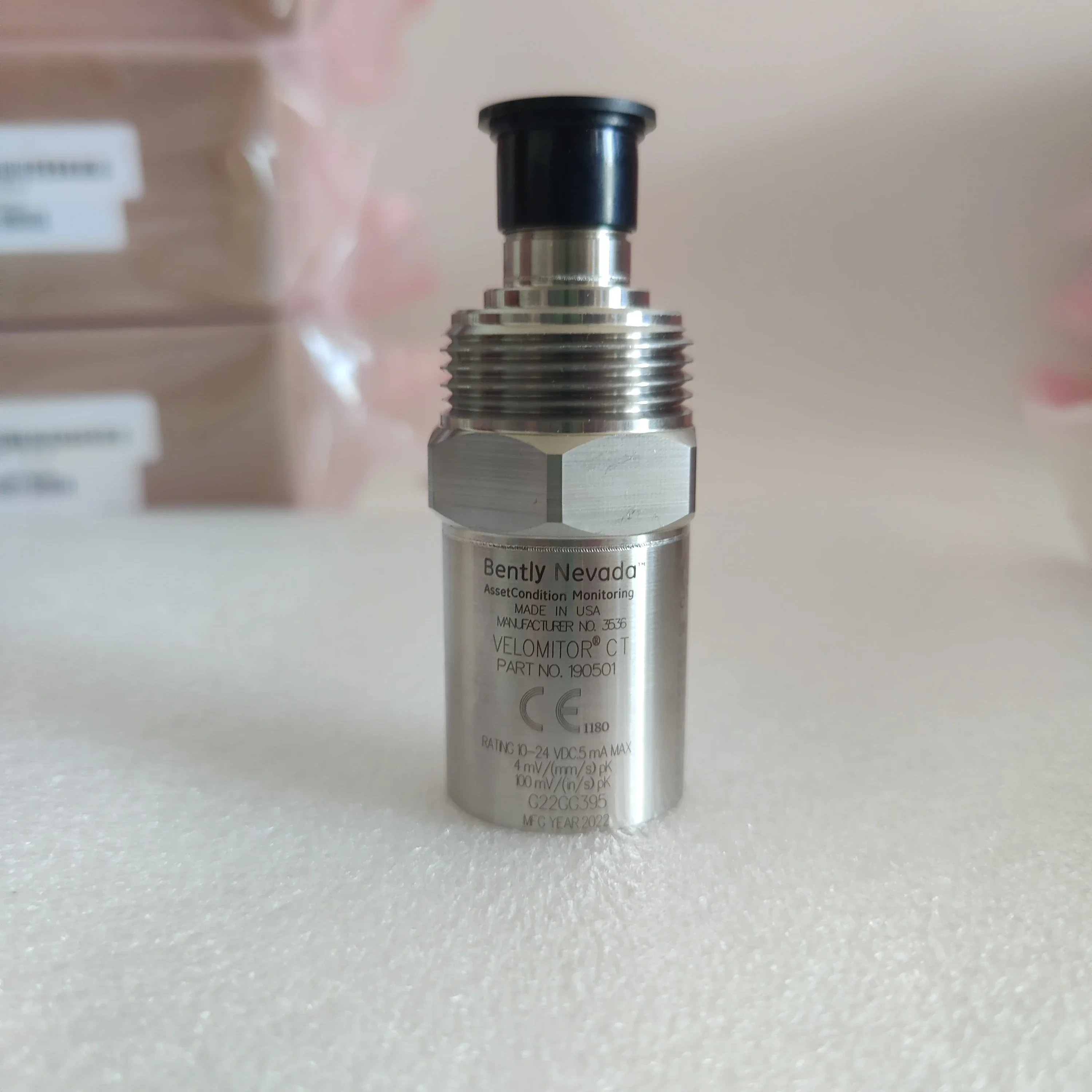 In stockQuick Supply Velocity Transducer 190501-01-00-01 190501-01-00-04 Bently Nevada
In stockQuick Supply Velocity Transducer 190501-01-00-01 190501-01-00-04 Bently Nevada