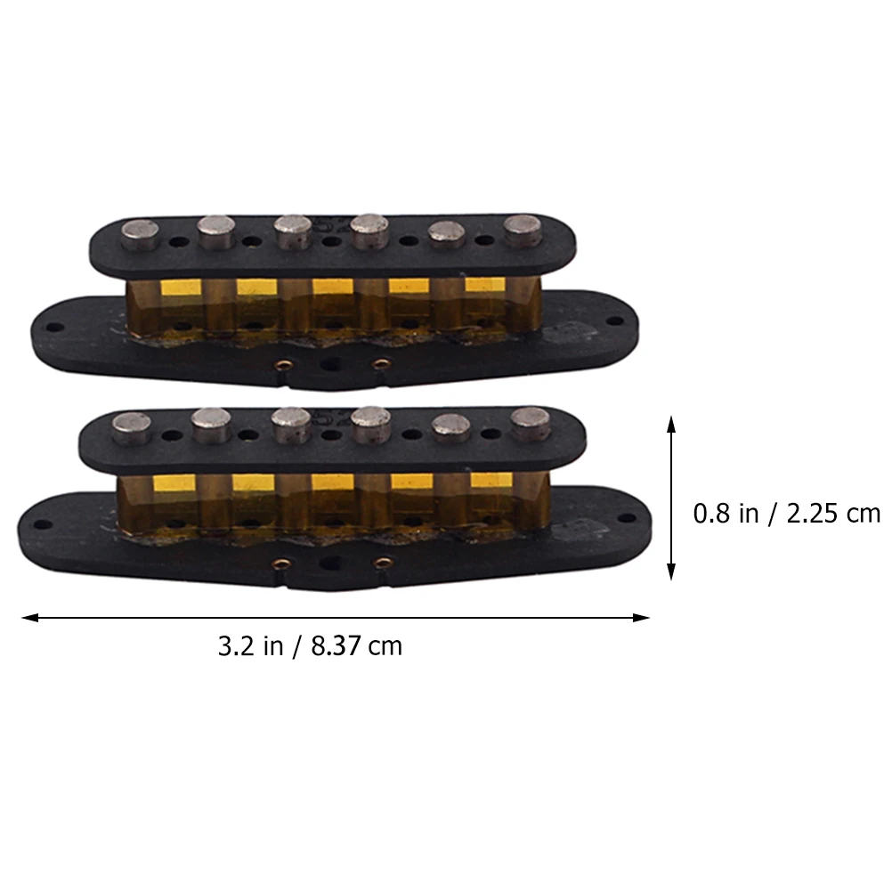 2Pcs Pickup Accessories Guitar Parts Humbucker Slug Bobbin Electric Instruments Plastic Cover Lightweight Durable Replacement
2Pcs Pickup Accessories Guitar Parts Humbucker Slug Bobbin Electric Instruments Plastic Cover Lightweight Durable Replacement