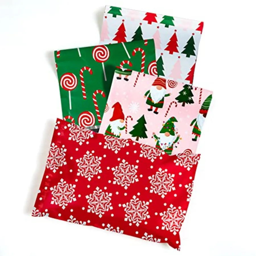 Christmas Poly Mailers Shipping Bags Pretty Thick Self Adhesive Mailing Envelopes, 6x9 inches, 100 Pack
Christmas Poly Mailers Shipping Bags Pretty Thick Self Adhesive Mailing Envelopes, 6x9 inches, 100 Pack