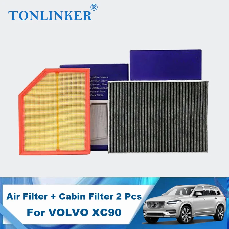 TONLINKER Car Air Filter Cabin Filter For VOLVO XC90 2th 2014 2015-2018 2019 2020 2021 2.0 D4 D5 T5 T6 T8 OEM 31407748 31370089
TONLINKER Car Air Filter Cabin Filter For VOLVO XC90 2th 2014 2015-2018 2019 2020 2021 2.0 D4 D5 T5 T6 T8 OEM 31407748 31370089