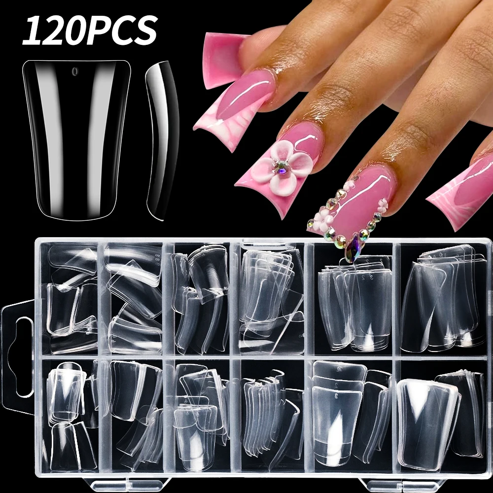 Duckbill Nail Tips - 120pcs Transparent Duck Feet Style Fasle Nails Medium Length Wide Duck Fake Nail Tips Y2k Acrylic Nail TIPS
Duckbill Nail Tips - 120pcs Transparent Duck Feet Style Fasle Nails Medium Length Wide Duck Fake Nail Tips Y2k Acrylic Nail TIPS