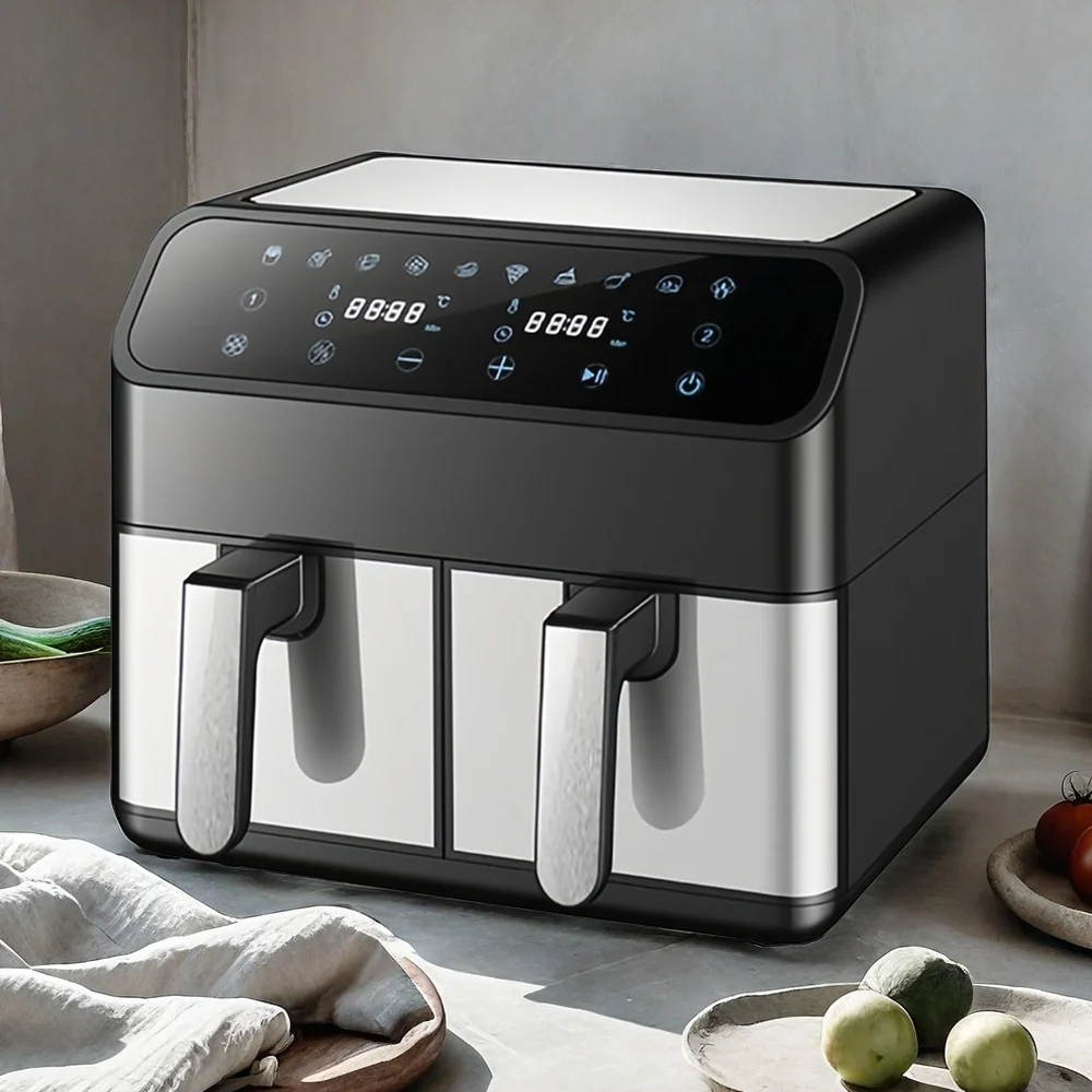 Factory Price OEM ODM China Air Fryer Stainless Steel Air Fryer 8 Litres 8L High-capacity Air Fryer Oven
Factory Price OEM ODM China Air Fryer Stainless Steel Air Fryer 8 Litres 8L High-capacity Air Fryer Oven