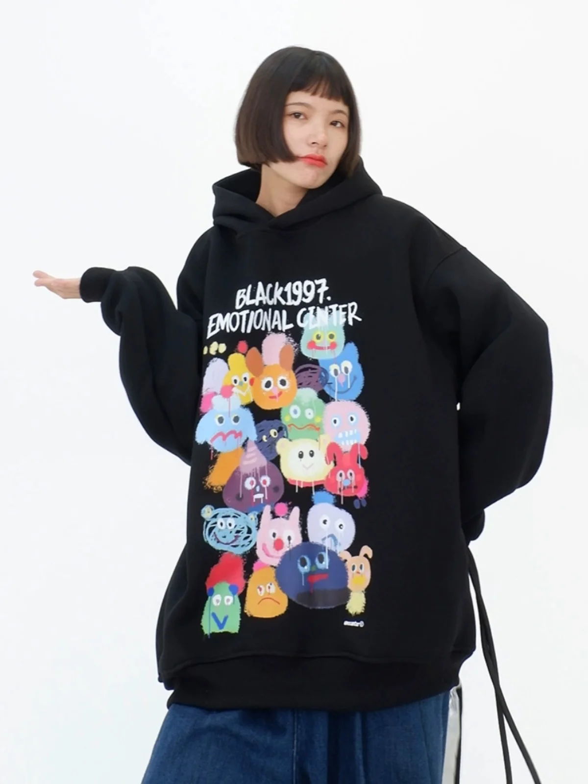 Fun cartoon graffiti hooded sweatshirts for women in autumn and winter 2023 thickened new loose Pullovers bf street top Hoodies
Fun cartoon graffiti hooded sweatshirts for women in autumn and winter 2023 thickened new loose Pullovers bf street top Hoodies