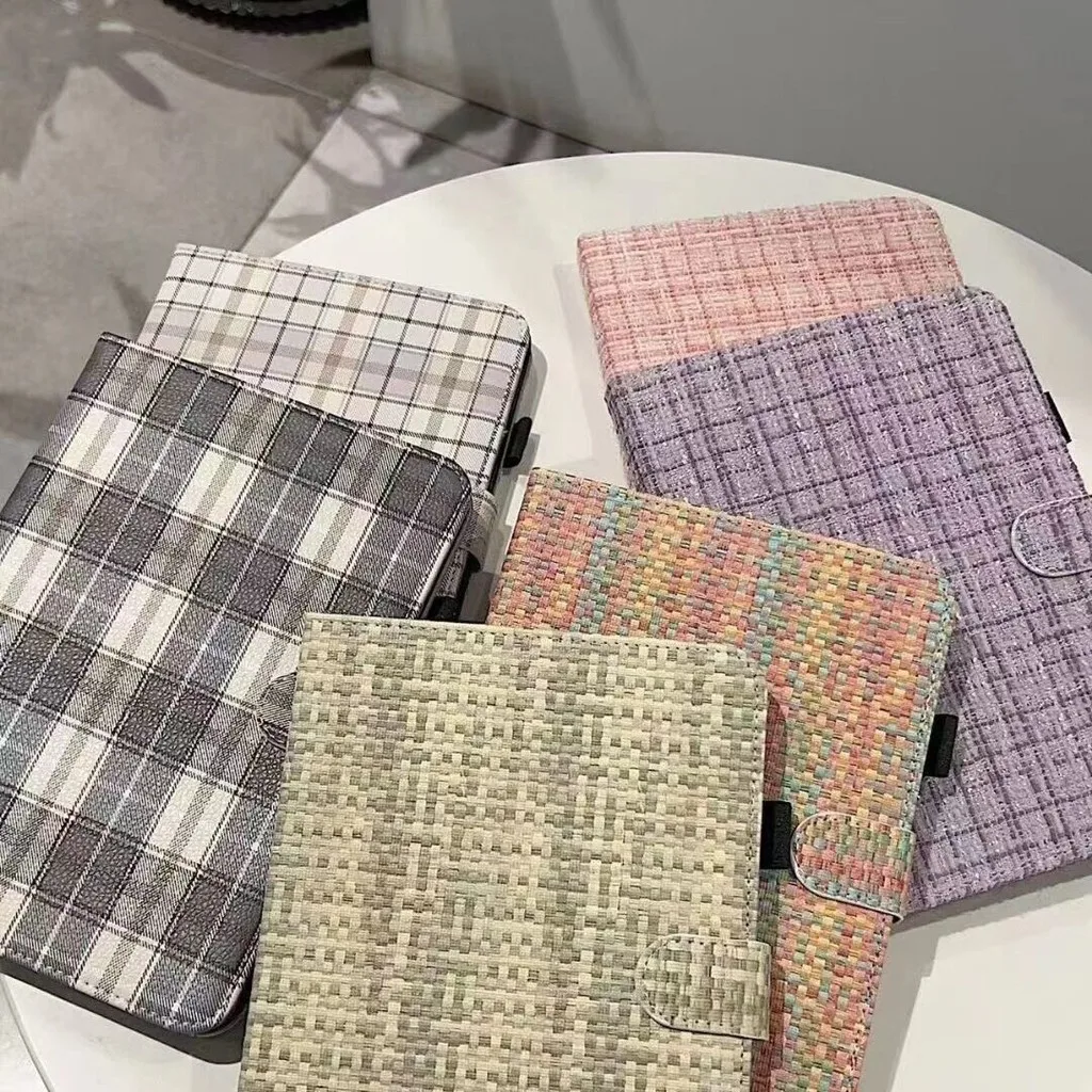 Woven Pattern Tablet Case For iPad Air11 2024 Air6 Pro11 Air 3Pro 2 1 10.2 9.7 Mini 6 5 4 Full Body Protective Cover With Buckle
Woven Pattern Tablet Case For iPad Air11 2024 Air6 Pro11 Air 3Pro 2 1 10.2 9.7 Mini 6 5 4 Full Body Protective Cover With Buckle