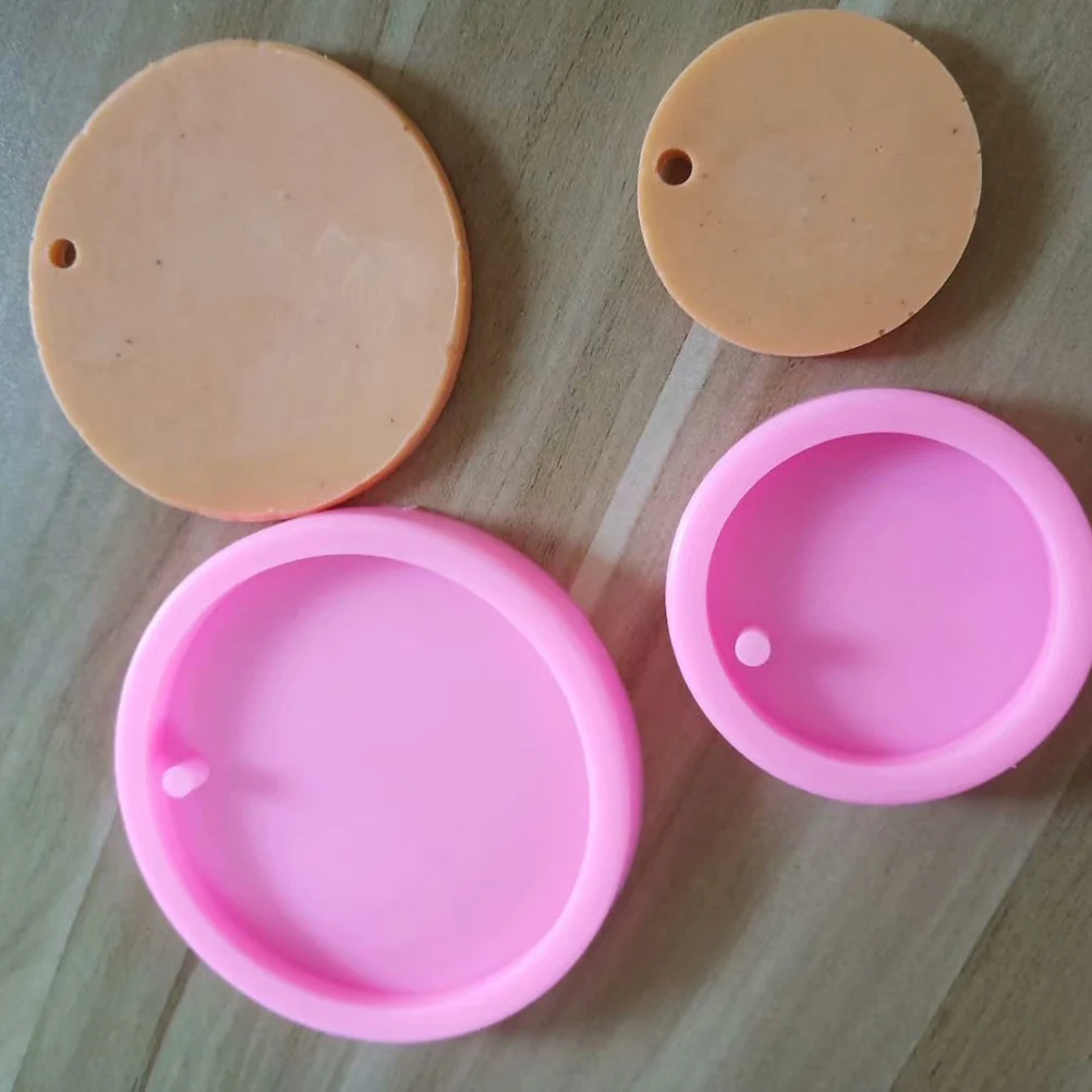 Epoxy Round Hang Tag Mold Pink Pendant Making Tools Keychain Craft DIY Silicone Molds Reusable Storage Clean Resistance
Epoxy Round Hang Tag Mold Pink Pendant Making Tools Keychain Craft DIY Silicone Molds Reusable Storage Clean Resistance