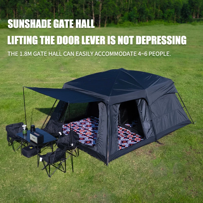 Large 8-12 P Family Camping Tent Waterproof Double Layer 2 Room Spacious Cabin Tent Outdoor Portable Beach Fishing
Large 8-12 P Family Camping Tent Waterproof Double Layer 2 Room Spacious Cabin Tent Outdoor Portable Beach Fishing