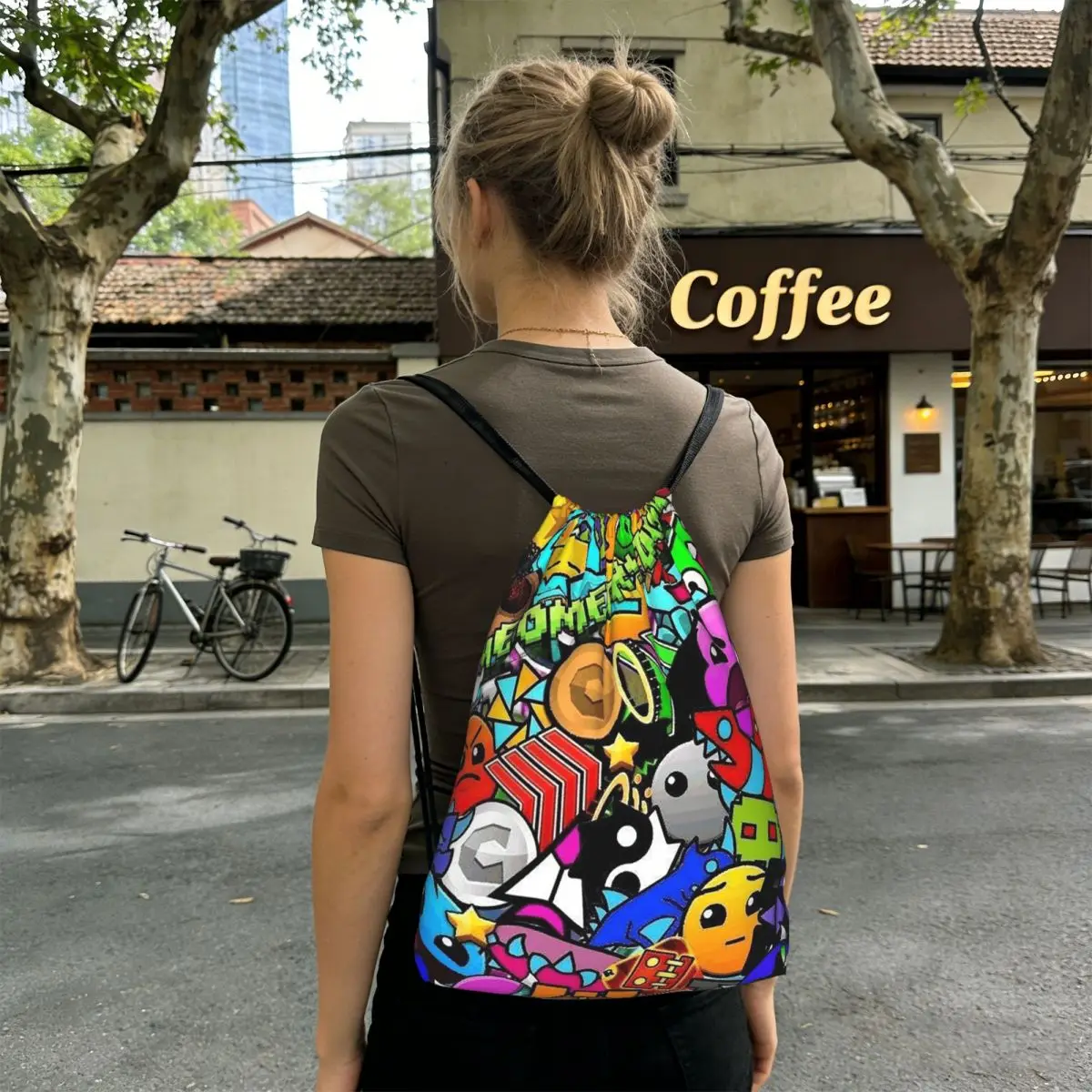 Video Game Geometry Dash Backpacks Multi-function Drawstring Bags Shoes Bag Book Bags for Man Woman School
Video Game Geometry Dash Backpacks Multi-function Drawstring Bags Shoes Bag Book Bags for Man Woman School