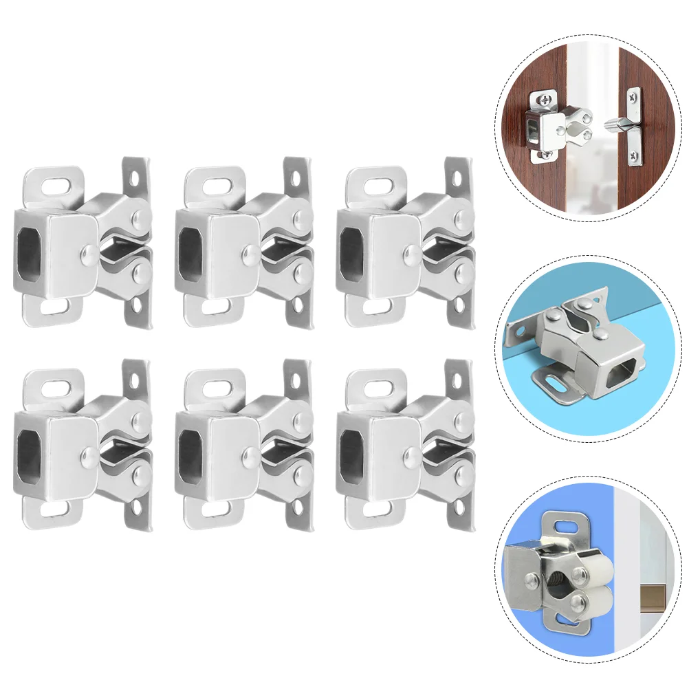 6 Pcs Cabinet Door Catch Spring Beads Nickel Color Metal Roller Catches for Closet Wardrobe Hardware
6 Pcs Cabinet Door Catch Spring Beads Nickel Color Metal Roller Catches for Closet Wardrobe Hardware