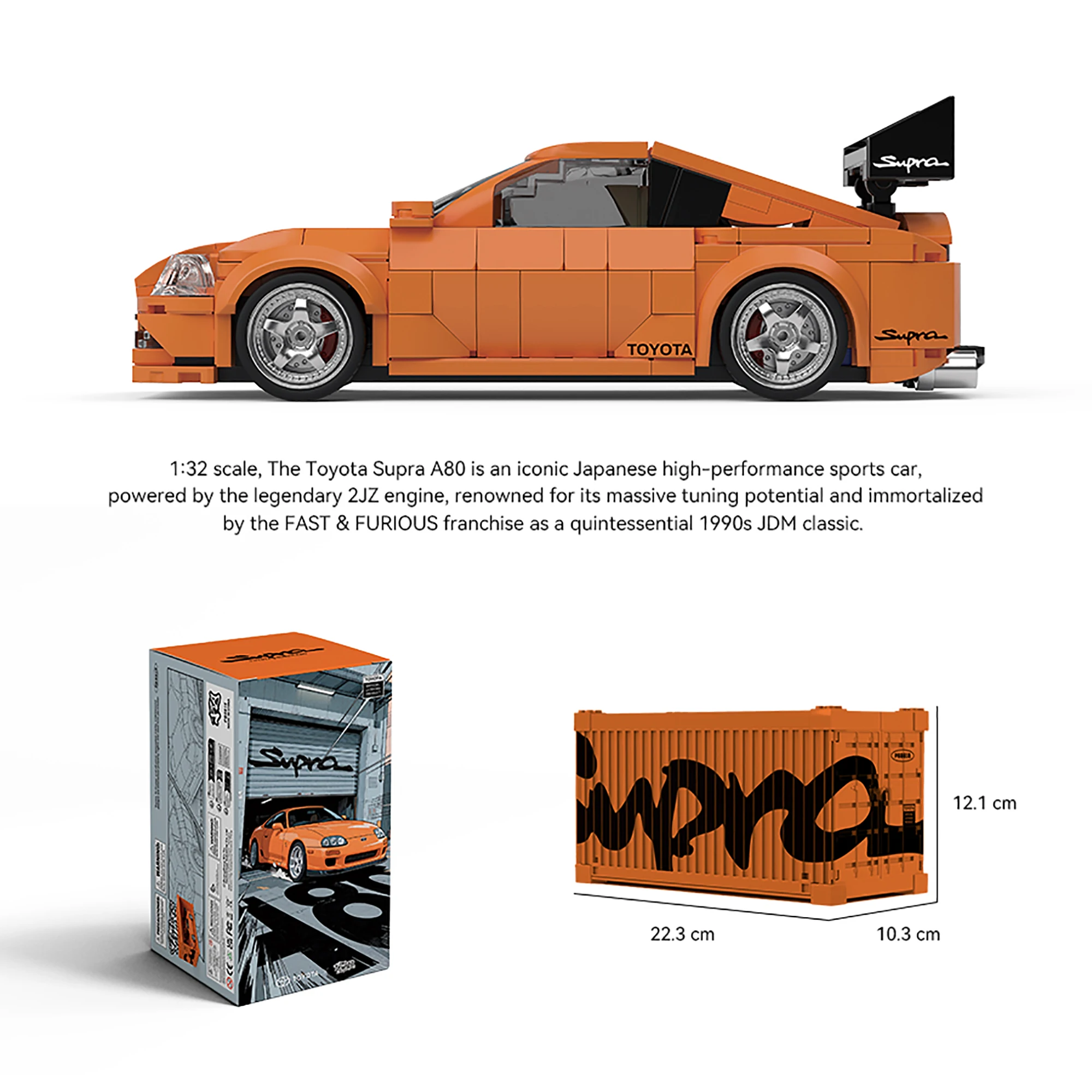 439pcs Technical Sport Car Super A80 Building Blocks PB8815 Technical City Speed Racing Car Model Bricks Toys for Adults Gifts
439pcs Technical Sport Car Super A80 Building Blocks PB8815 Technical City Speed Racing Car Model Bricks Toys for Adults Gifts