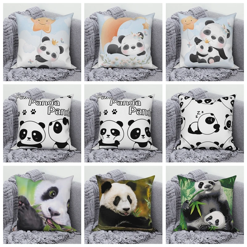 Прекрасный Panda Throw Pillow Case 45x45cm милый животный декоративный чехол с невидимой молнией квадратные наволочки домашний декор
Прекрасный Panda Throw Pillow Case 45x45cm милый животный декоративный чехол с невидимой молнией квадратные наволочки домашний декор