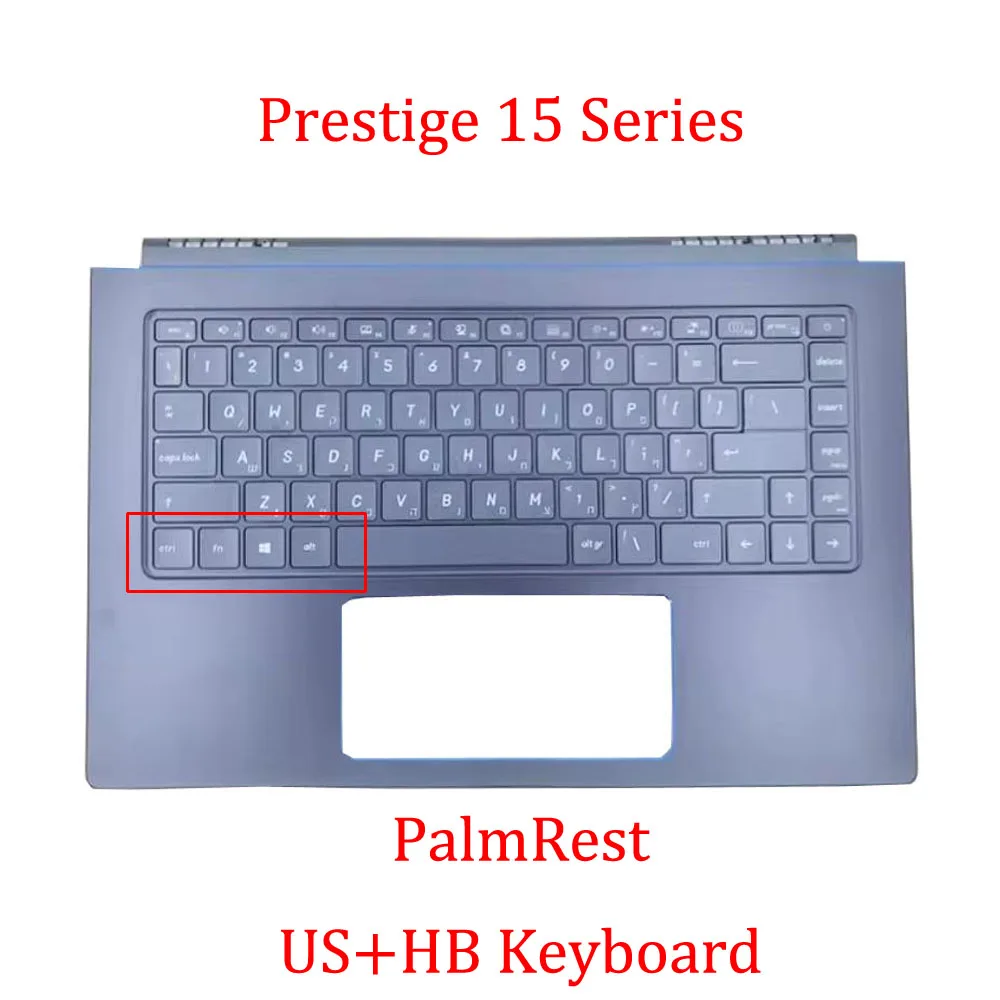 Black-Gray Laptop PalmRest&US+HB Keyboard For MSI P15 Prestige 15 A10 A10SC With Small Ctrl No Touchpad New
Black-Gray Laptop PalmRest&US+HB Keyboard For MSI P15 Prestige 15 A10 A10SC With Small Ctrl No Touchpad New