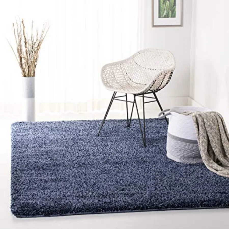 SAFAVIEH California Shag Collection Accent Rug - 4' x 6' Navy Non-Shedding Easy Care 2-inch Thick Ideal for High Traffic Areas
SAFAVIEH California Shag Collection Accent Rug - 4' x 6' Navy Non-Shedding Easy Care 2-inch Thick Ideal for High Traffic Areas
