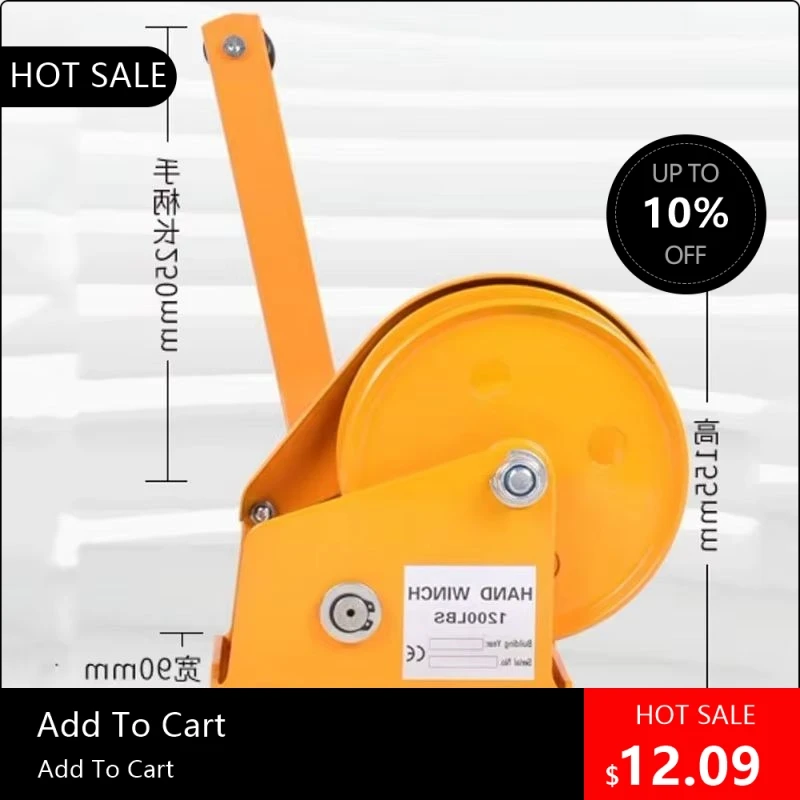 Самоблокирующийся небольшой ручной кран 1946 1200 фунтов с тормозом, ручным краном, тракторным краном, портативным краном и длиной 5 м 19
Самоблокирующийся небольшой ручной кран 1946 1200 фунтов с тормозом, ручным краном, тракторным краном, портативным краном и длиной 5 м 19