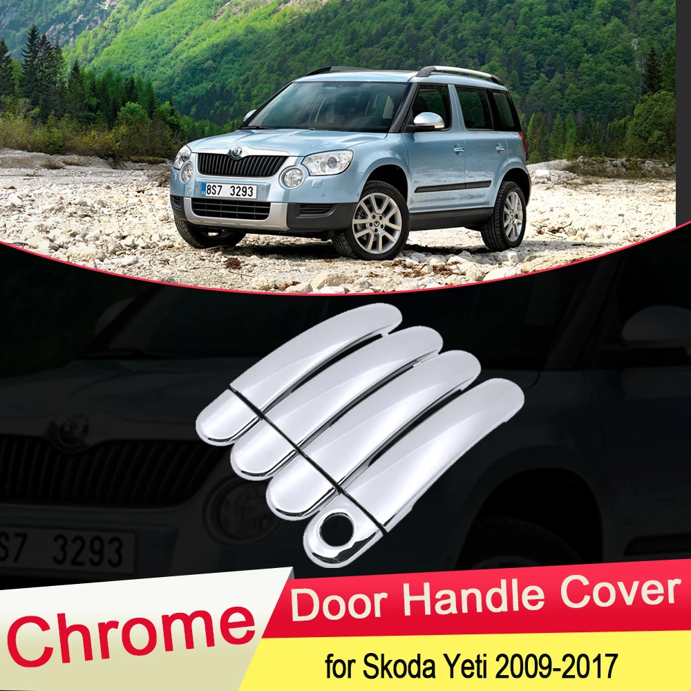 for Skoda Yeti 2009 2010 2011 2012 2013 2014 2015 2016 2017 Chrome Door Handle Cover Exterior Trim Catch Car Cap Accessories ABS
for Skoda Yeti 2009 2010 2011 2012 2013 2014 2015 2016 2017 Chrome Door Handle Cover Exterior Trim Catch Car Cap Accessories ABS