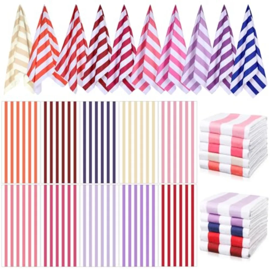 10 Pack Oversized Beach Towel Set Extra Large Pool Towels Microfiber Quick Dry Swim Blanket for Adult Women Men Face Hand Body
10 Pack Oversized Beach Towel Set Extra Large Pool Towels Microfiber Quick Dry Swim Blanket for Adult Women Men Face Hand Body