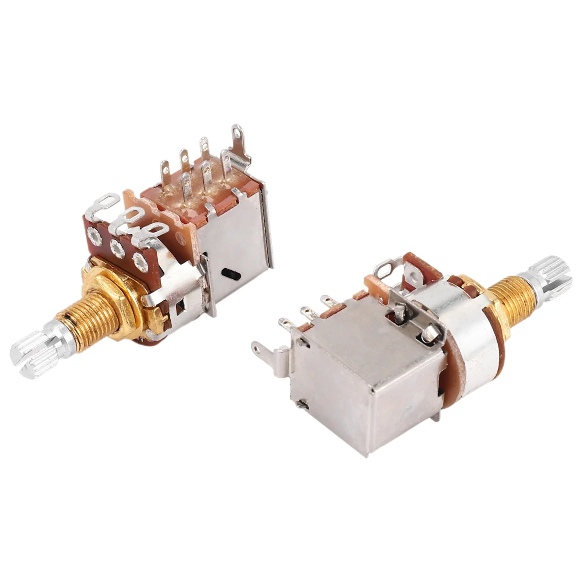 SSR 3Pcs A500K Potentiometer Push Pull Switch Guitar Control Pot Electric Guitar Tone Volume Parts Gold
SSR 3Pcs A500K Potentiometer Push Pull Switch Guitar Control Pot Electric Guitar Tone Volume Parts Gold