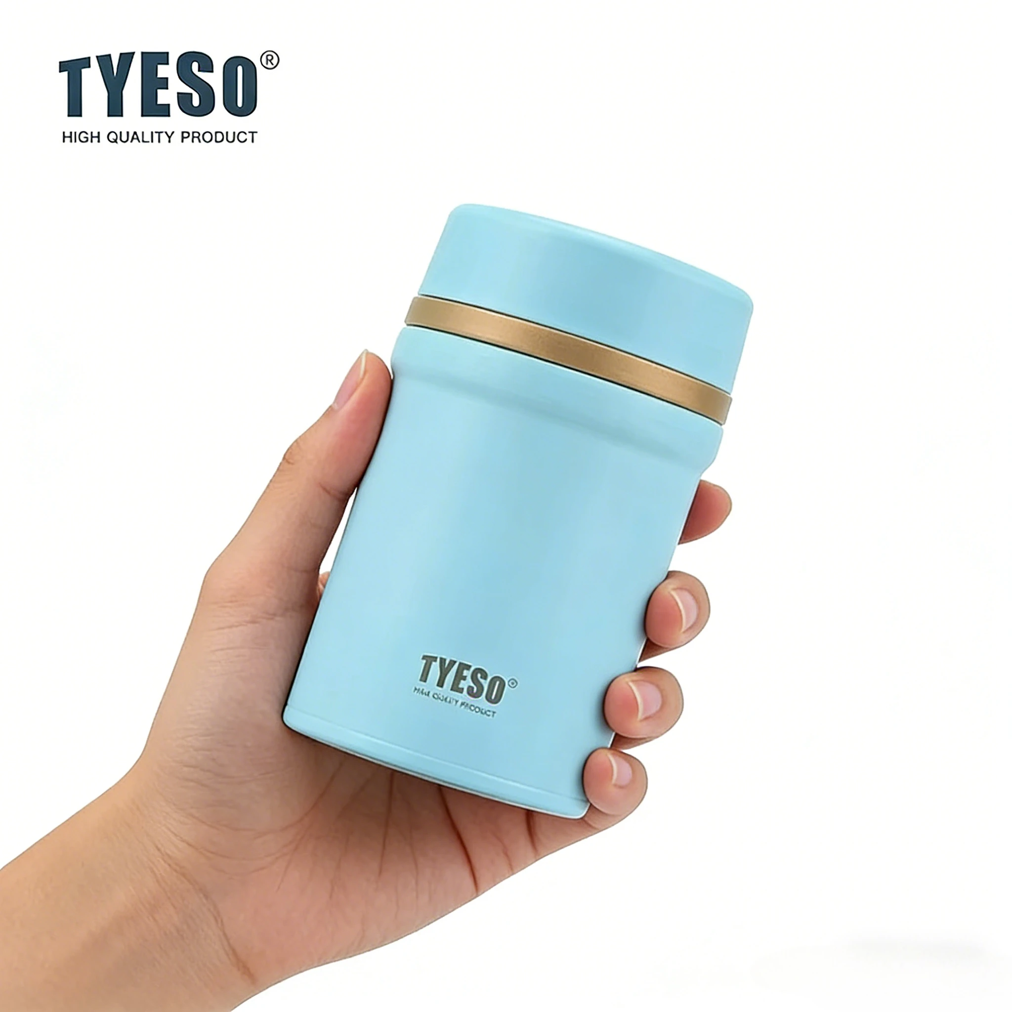 Tyeso 450ml Stainless Steel Thermoses Portable Insulated Water Bottle Thermal Food Jar Vacuum Box for Hot Cold Meals Unisex
Tyeso 450ml Stainless Steel Thermoses Portable Insulated Water Bottle Thermal Food Jar Vacuum Box for Hot Cold Meals Unisex
