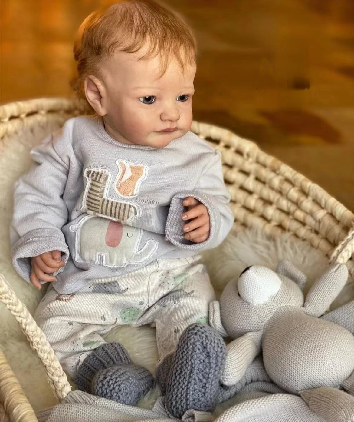 DLS 60CM Completed Doll As in Picture Reborn Doll Tobiah Hand Paint Doll with Genesis Paint High Quality 3D skin multiple Layer
DLS 60CM Completed Doll As in Picture Reborn Doll Tobiah Hand Paint Doll with Genesis Paint High Quality 3D skin multiple Layer