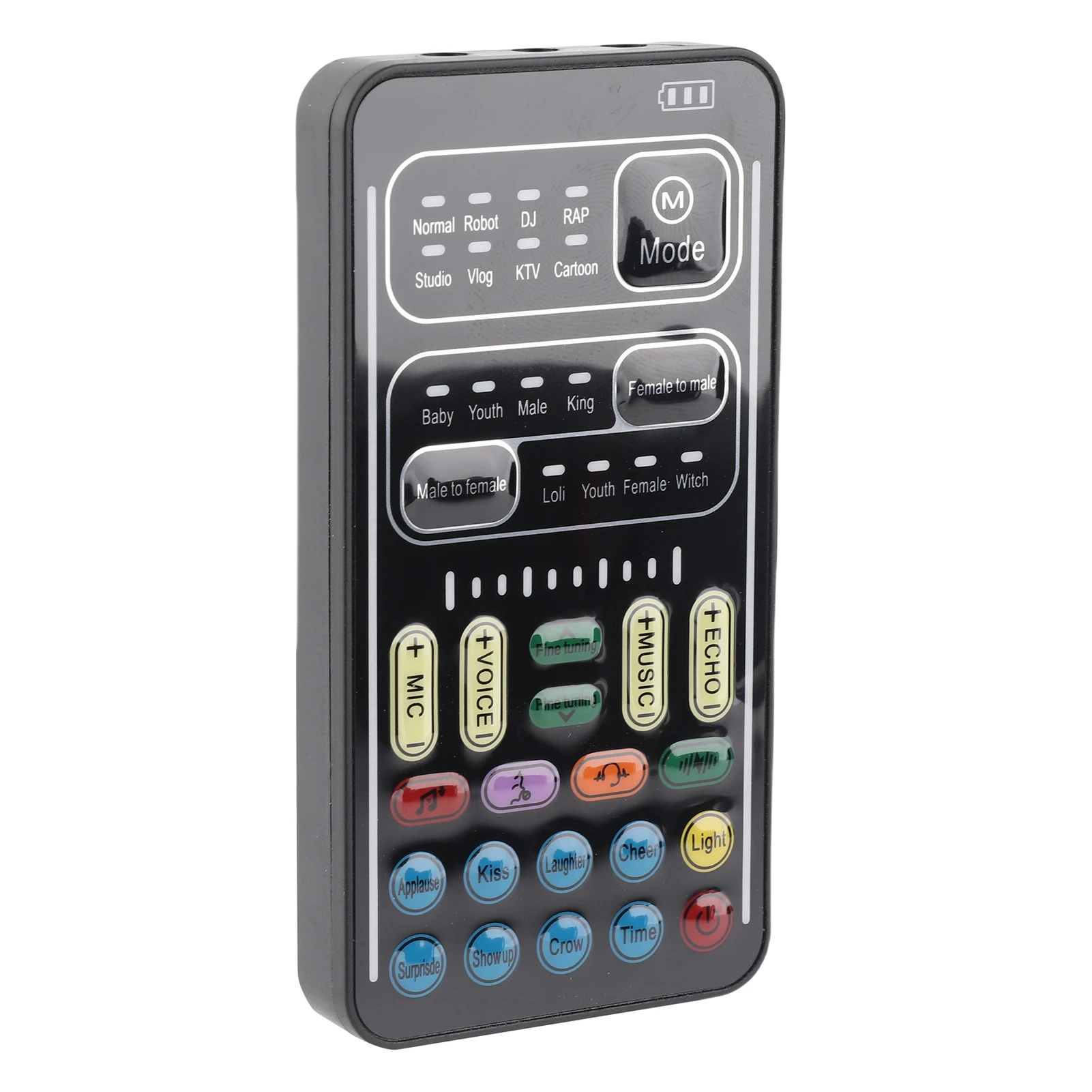 Voice Changer Set 8 Different Sounds Multifunction Portable Mini Sound Card 450mAh Built in Battery for Mobile Phone Computer
Voice Changer Set 8 Different Sounds Multifunction Portable Mini Sound Card 450mAh Built in Battery for Mobile Phone Computer