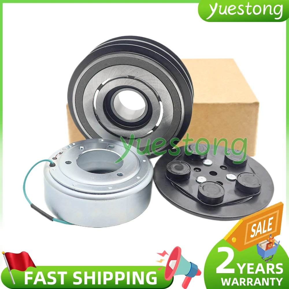For TM31 DKS320 DKS32 24V AC Compressor Clutch 2PK Pulley 154.2MM 5050002 99469367 RMCO240 240103024 500326851 500386851 BHCH046
For TM31 DKS320 DKS32 24V AC Compressor Clutch 2PK Pulley 154.2MM 5050002 99469367 RMCO240 240103024 500326851 500386851 BHCH046