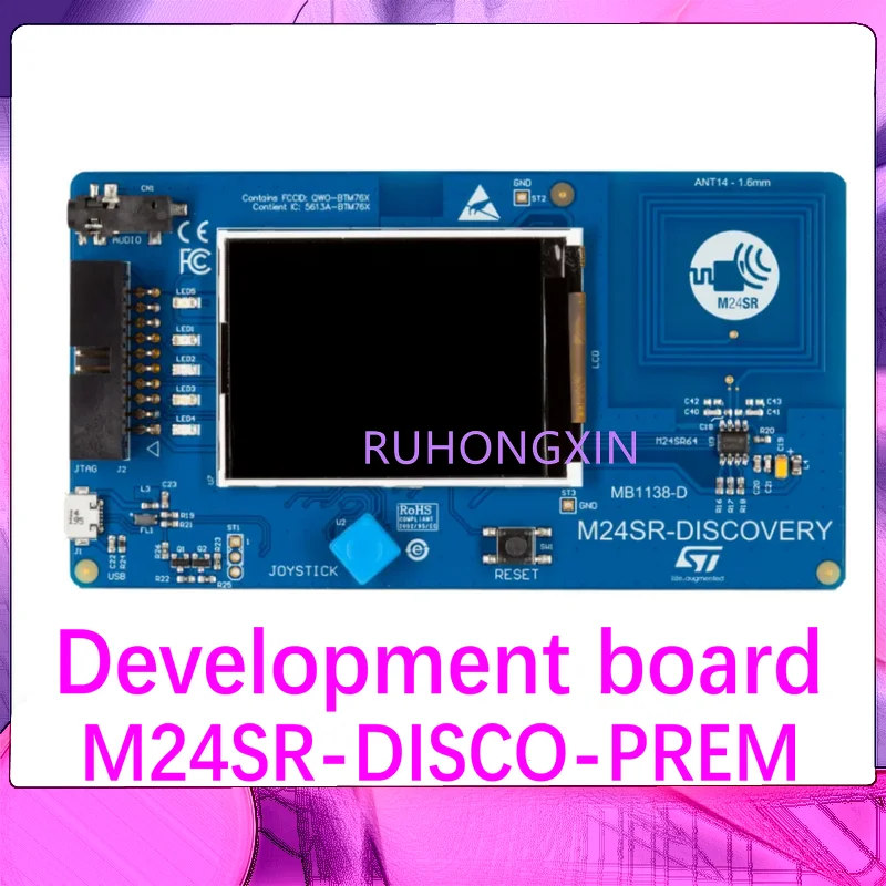 M24SR-DISCO-PREM DISCOVERY M24SR64, двойной интерфейс, Динамическая фотография/RFID-метки
M24SR-DISCO-PREM DISCOVERY M24SR64, двойной интерфейс, Динамическая фотография/RFID-метки