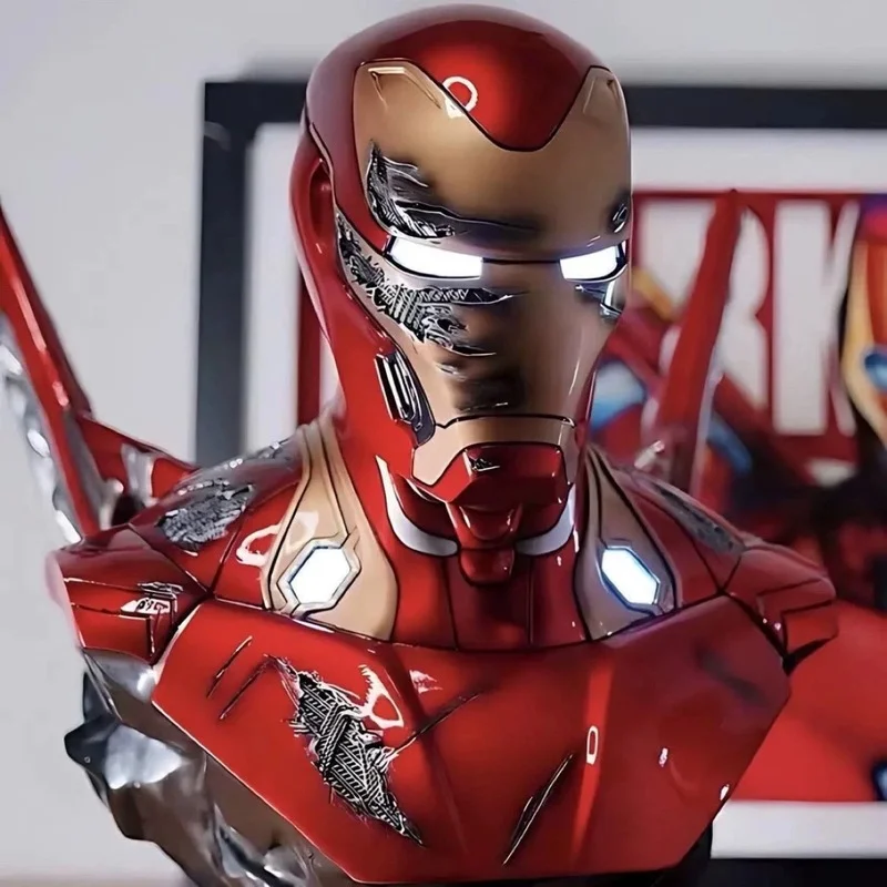 Avengers Mk50 Battle Damage Edition Iron Man Bust Extra Large Size Resin Statue Anime Figure Model Ornaments Gift For Fans
Avengers Mk50 Battle Damage Edition Iron Man Bust Extra Large Size Resin Statue Anime Figure Model Ornaments Gift For Fans