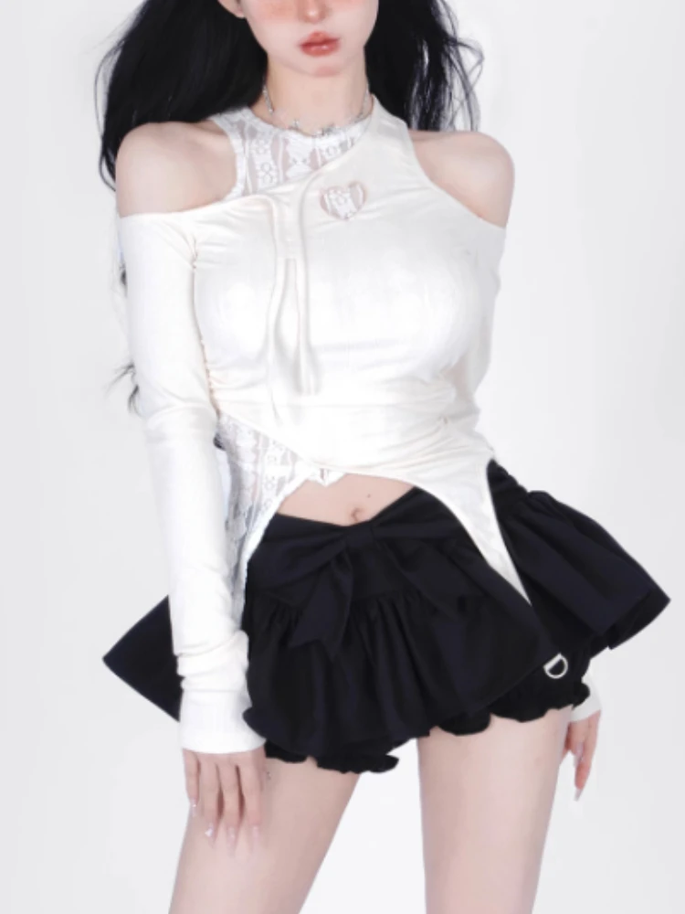 Korean Y2K Sweet Two Piece Set Women French Vintage Party Mini Skirt Suit Female Lace Designer Blouse + Bow Black Skirt 2023 New
Korean Y2K Sweet Two Piece Set Women French Vintage Party Mini Skirt Suit Female Lace Designer Blouse + Bow Black Skirt 2023 New