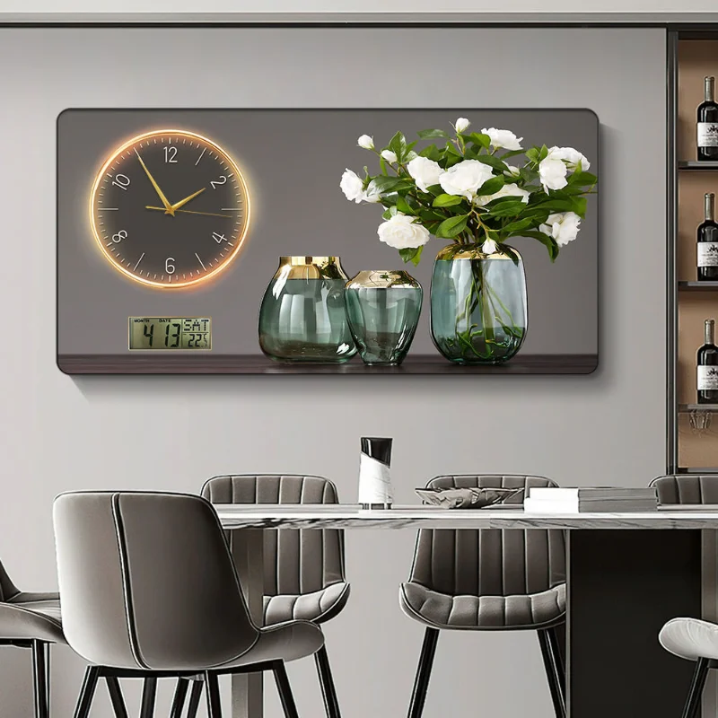 Modern Wall Clock Shelf Crystal Porcelain Wall Art Clock Silent Decorative Wall Hanging for Living Room Dining Room Home Decor
Modern Wall Clock Shelf Crystal Porcelain Wall Art Clock Silent Decorative Wall Hanging for Living Room Dining Room Home Decor