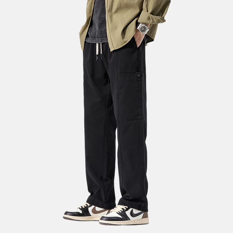 Spring Autumn and Winter Pure Color Add Plush Casual Loose Mid Waist Workwear Simple Long Pants for Men
Spring Autumn and Winter Pure Color Add Plush Casual Loose Mid Waist Workwear Simple Long Pants for Men
