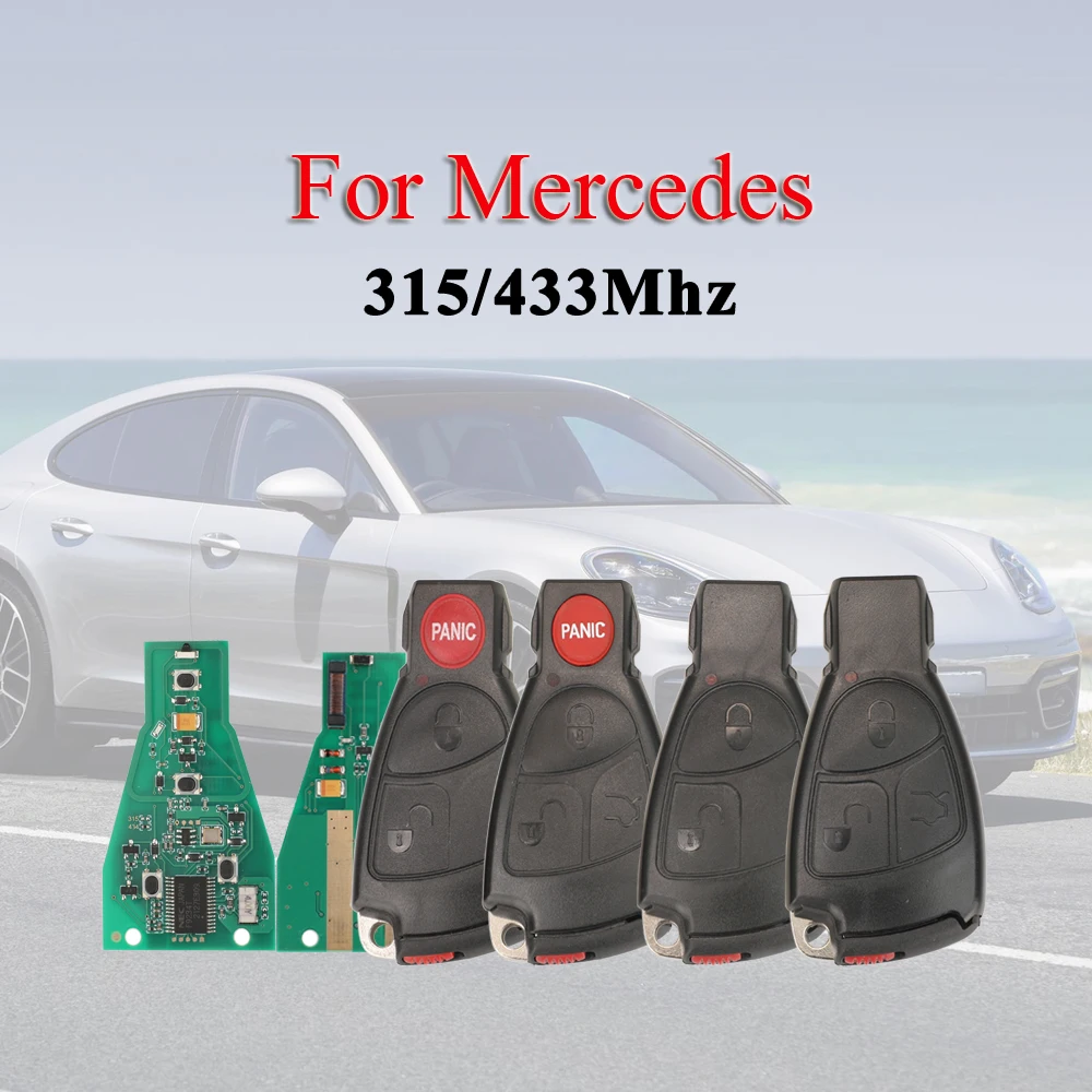 jingyuqin FSK 315/433MHZ Remote Smart Key Fob Cover Shell For Mercedes Benz B C E ML S CLK CL NEC With Chip Circuit Board
jingyuqin FSK 315/433MHZ Remote Smart Key Fob Cover Shell For Mercedes Benz B C E ML S CLK CL NEC With Chip Circuit Board