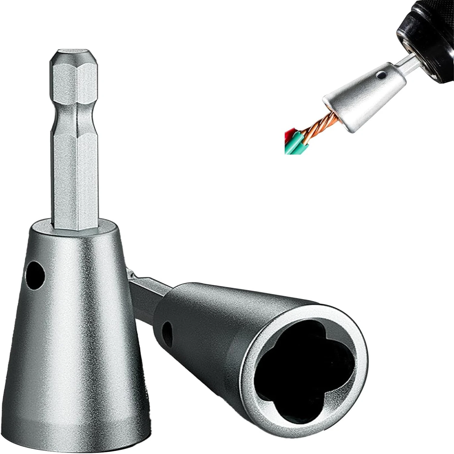 Efficient and Quick Cable Stripping Tool Set with Powerful Drills for Fast Projects - Handy and Effective Wire Twist and Connect
Efficient and Quick Cable Stripping Tool Set with Powerful Drills for Fast Projects - Handy and Effective Wire Twist and Connect
