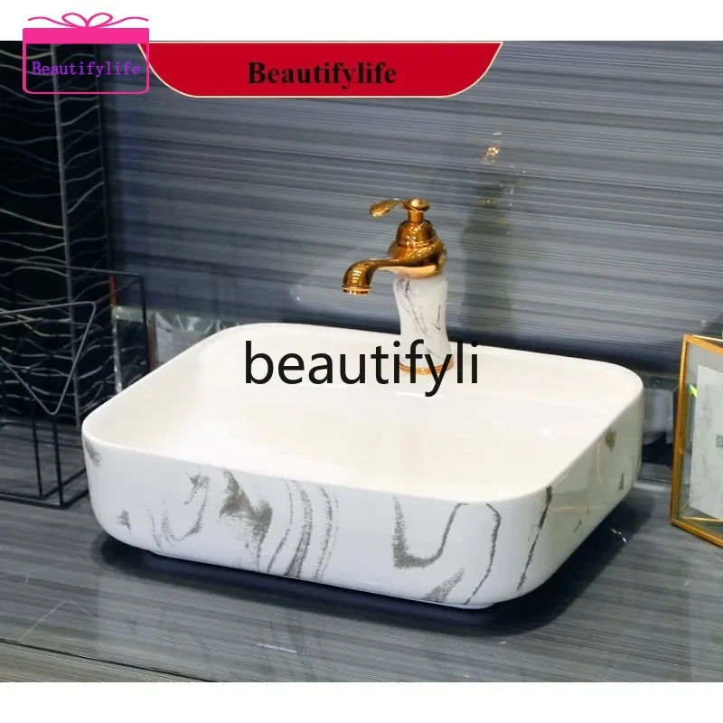 YL f156 Ceramic marble pattern balcony wash basin size washbasin
YL f156 Ceramic marble pattern balcony wash basin size washbasin