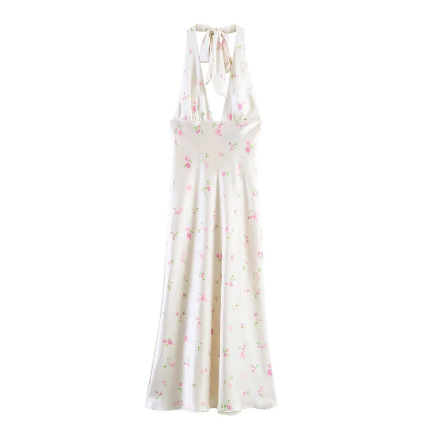 Withered 2026 European And American Spring New Style Style Hanging Neck Collar Bareback Printed Waist A-line Dress For Women
Withered 2026 European And American Spring New Style Style Hanging Neck Collar Bareback Printed Waist A-line Dress For Women