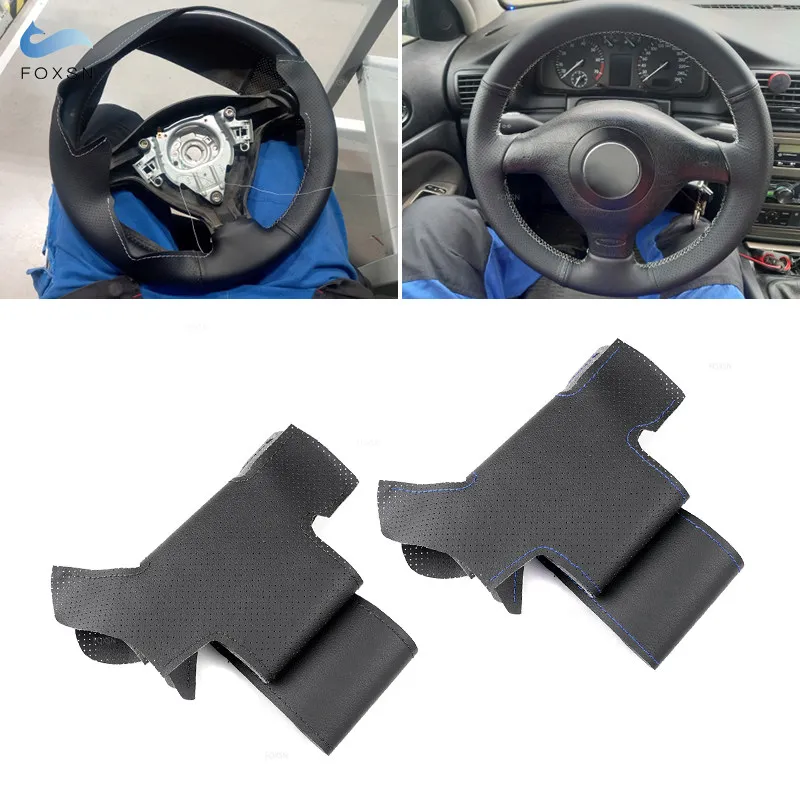 Soft Perforated Leather Cover For VW Golf 4 MK4 Passat B5 1996-2005 DIY Hand Sewing Leather Steering Wheel Cover Trim
Soft Perforated Leather Cover For VW Golf 4 MK4 Passat B5 1996-2005 DIY Hand Sewing Leather Steering Wheel Cover Trim
